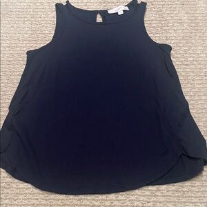 LOFT Women's Elegant Navy Tank Top